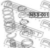 FEBEST NSS-001 Mounting, shock absorbers